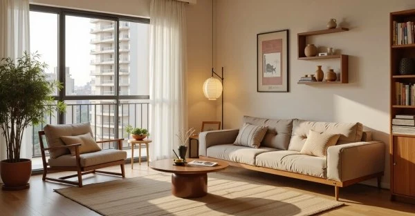 Natural Living Room: Forest-Living Slow Time