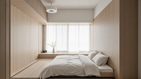 Wood-Vibe Zen Home: A Wabi-Sabi Bedroom bedroom