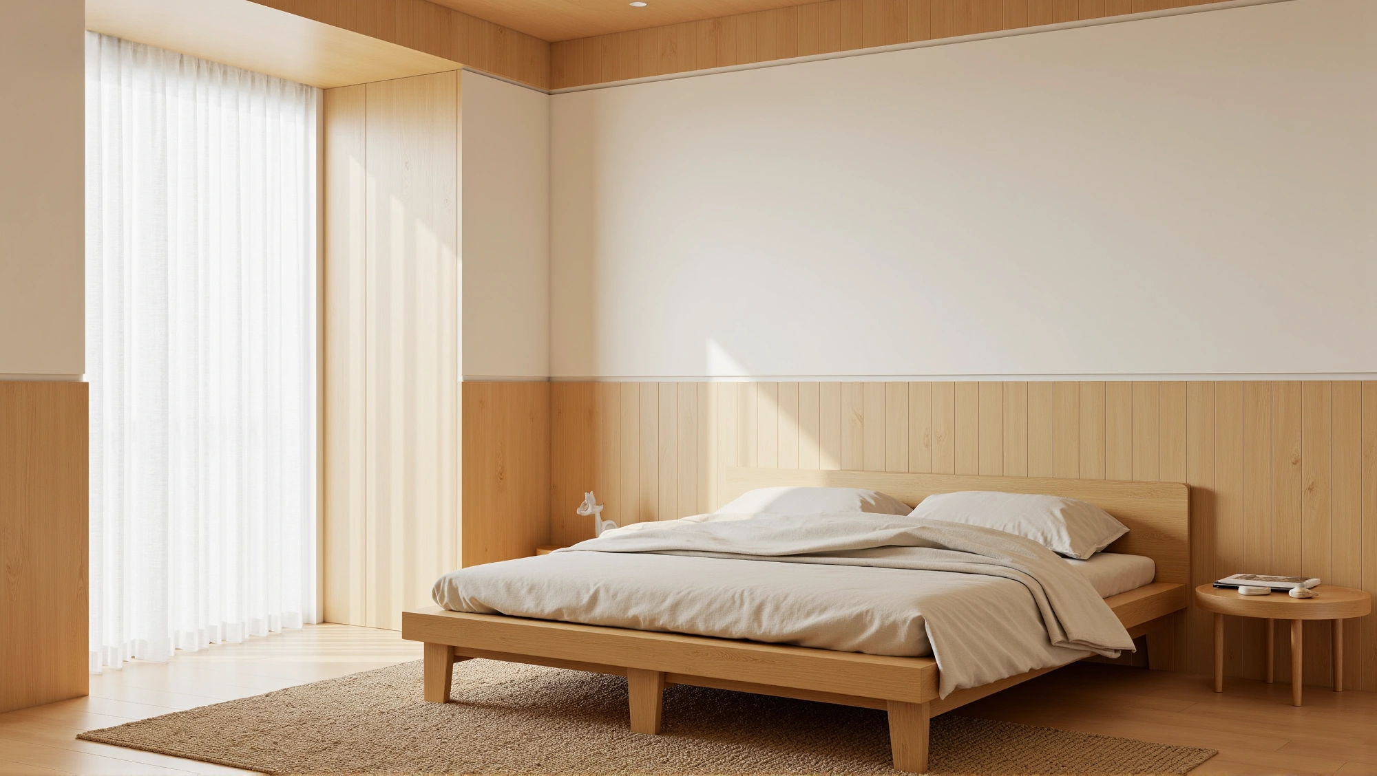 Light Wood Soft Glow Bedroom Bedroom 4