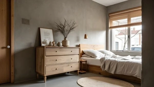 Wabi-Sabi Bedroom Healing Rest Space