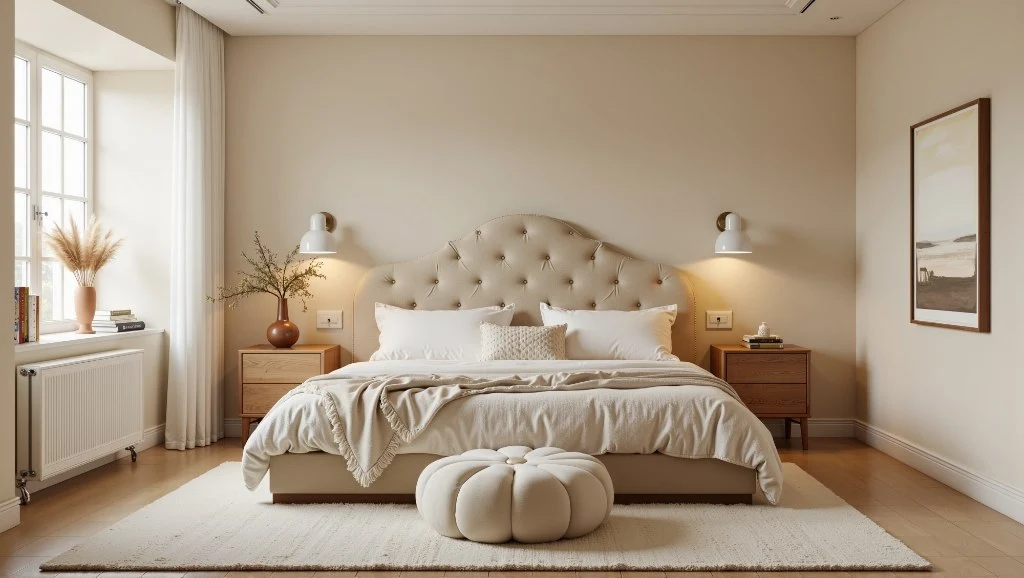 Soft Camel Diamond Bedroom bedroom