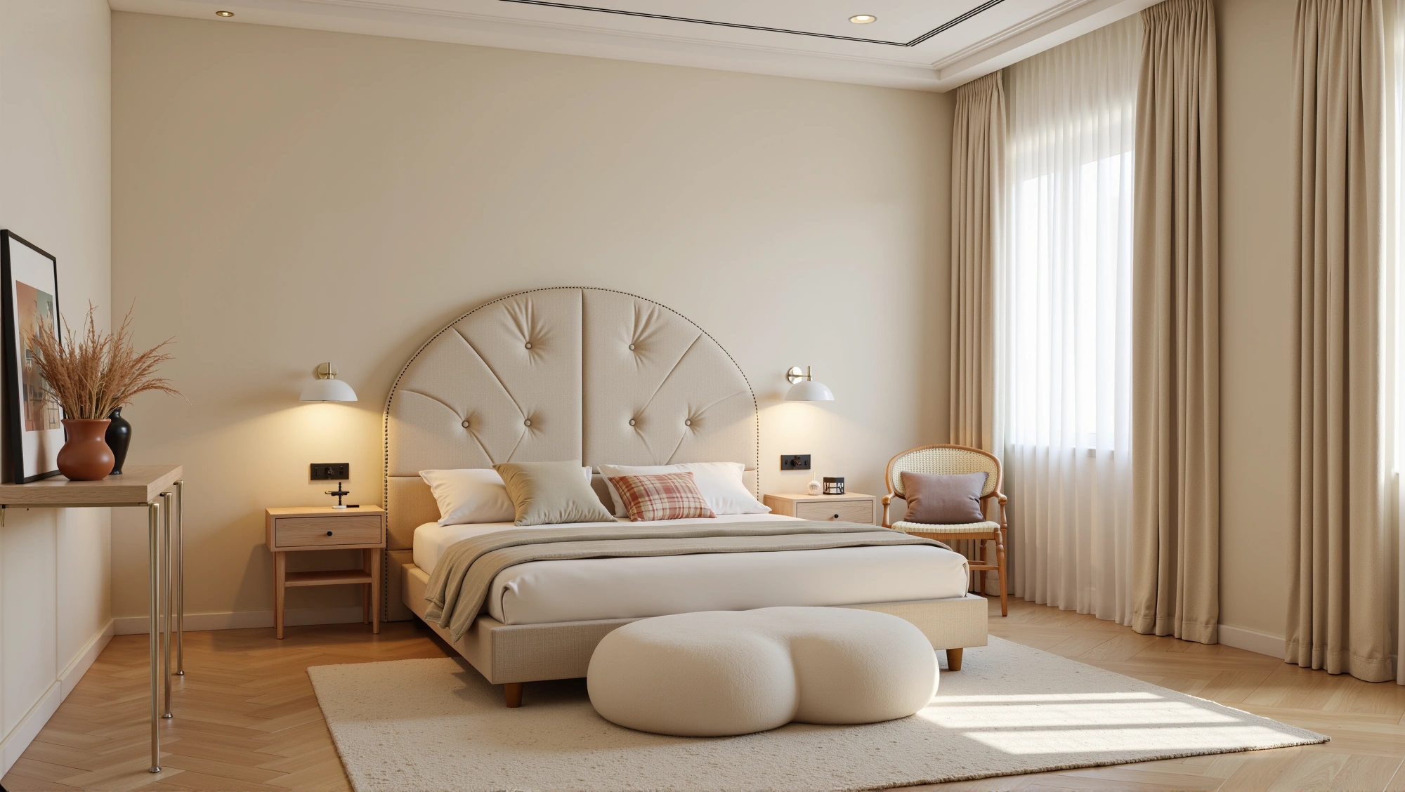 Soft Camel Diamond Bedroom Bedroom 2