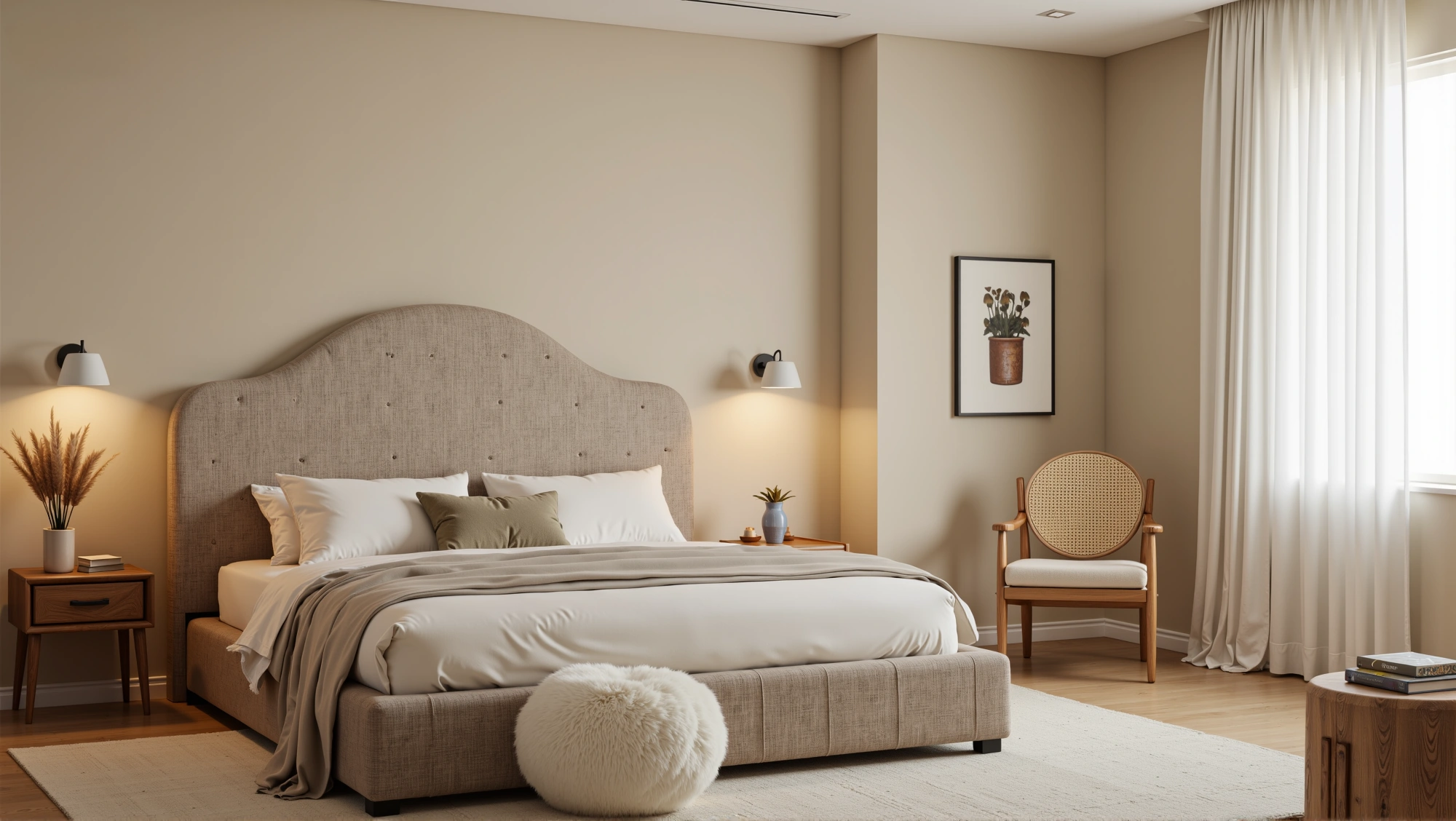 Soft Camel Diamond Bedroom Bedroom 4