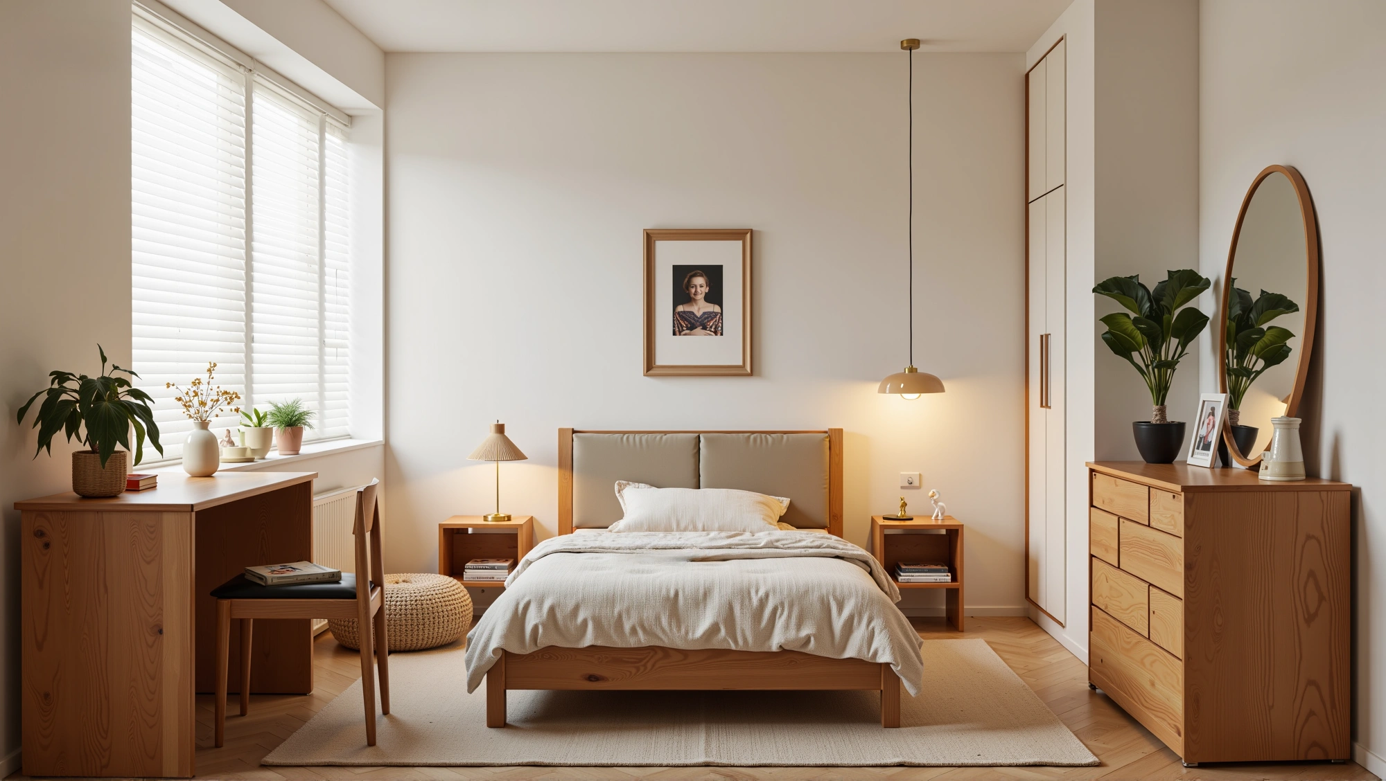 Warm Wood Haven Japandi Bedroom Cozy Daily Vibe Bedroom 3