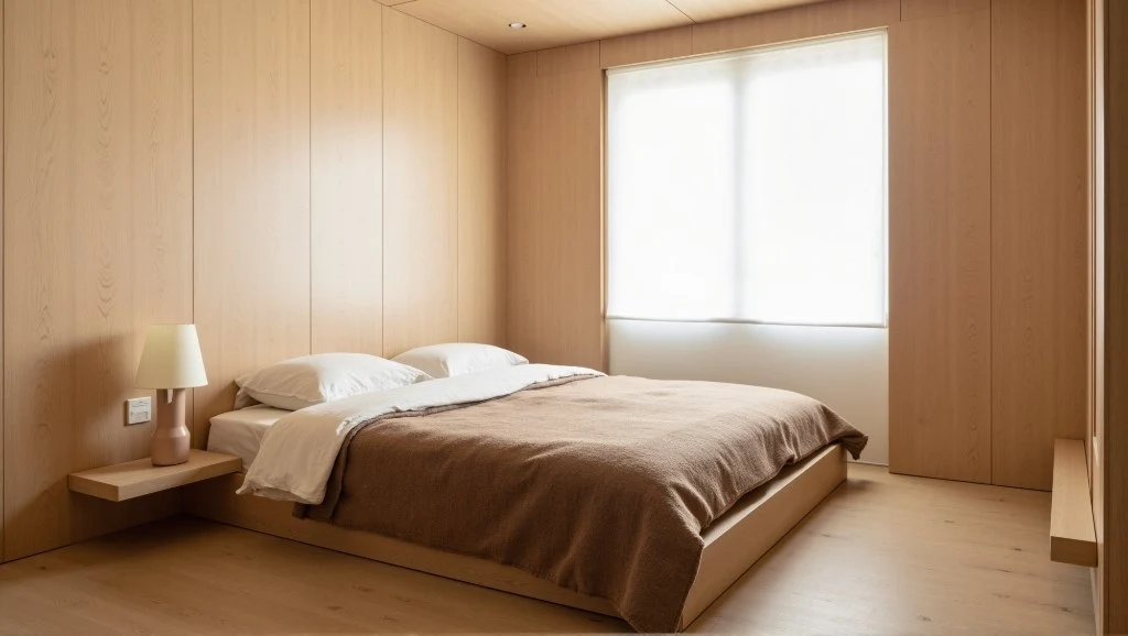 Wooden Sanctuary Full Wood Wrapped Bedroom