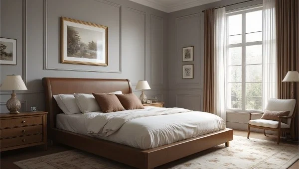 Classic Elegant American Retro Bedroom