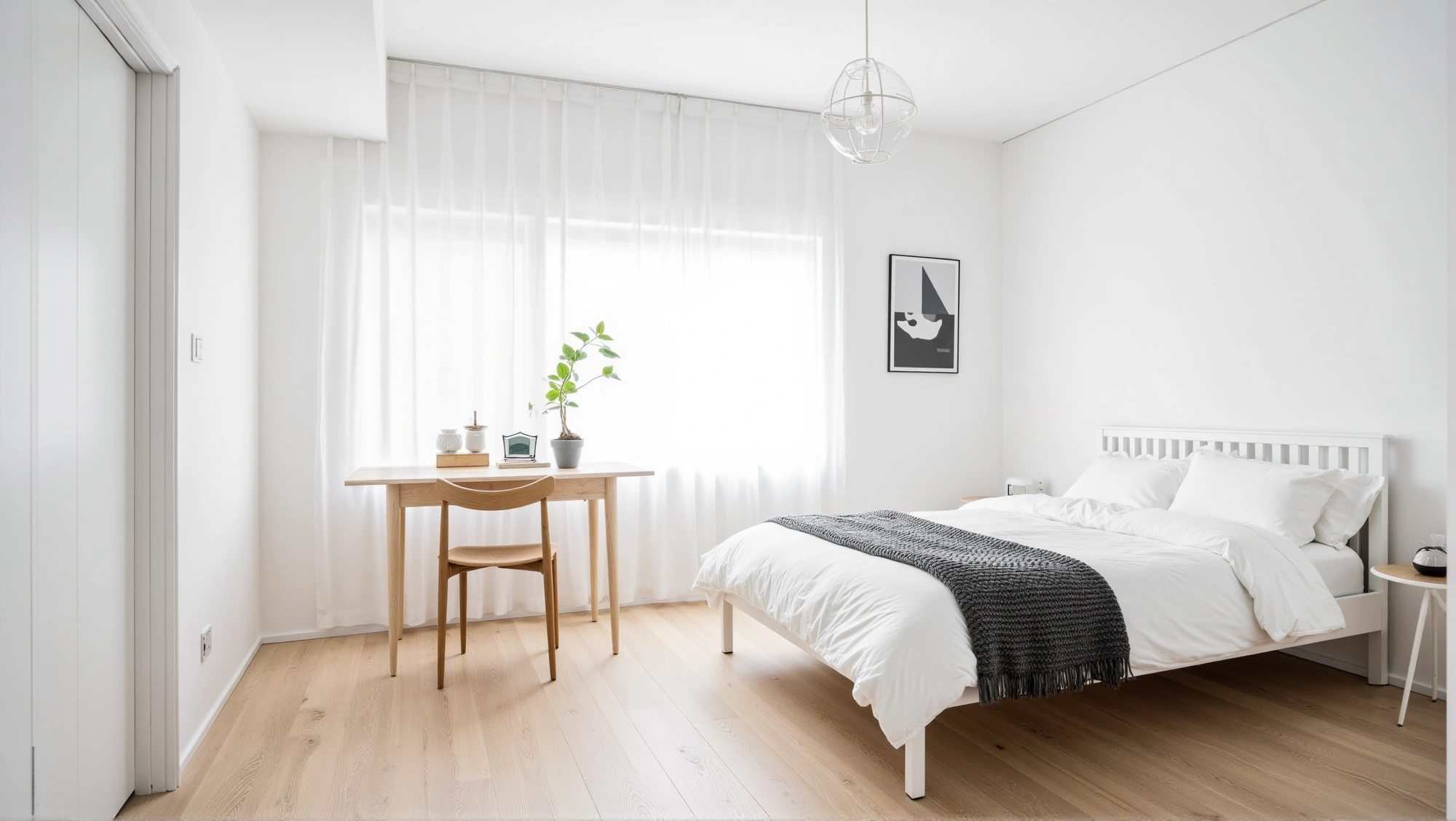 Serene Minimalist Bedroom Bedroom 1