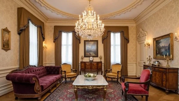 Luxurious and Elegant Living Room