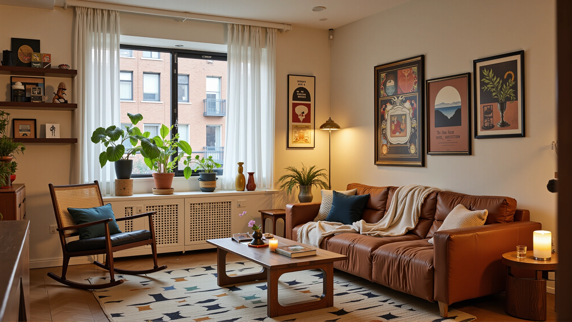 Vintage American Style Warm and Casual Home Vibe Living room 1