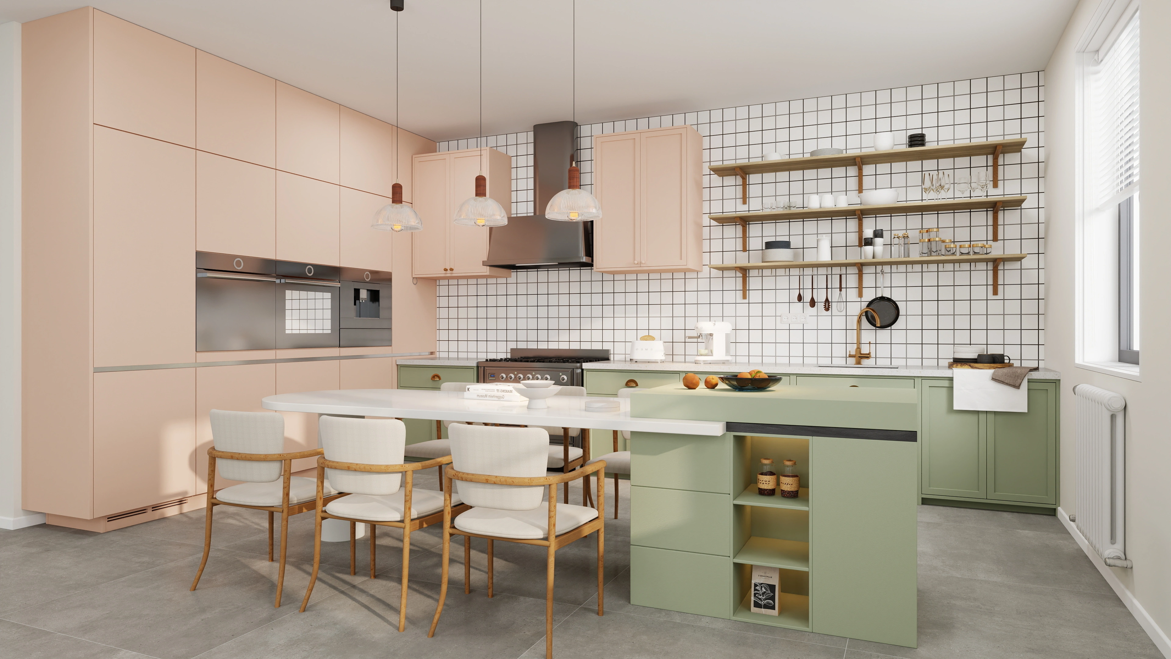 Macaron Color Series DIY Like Kitchen 8