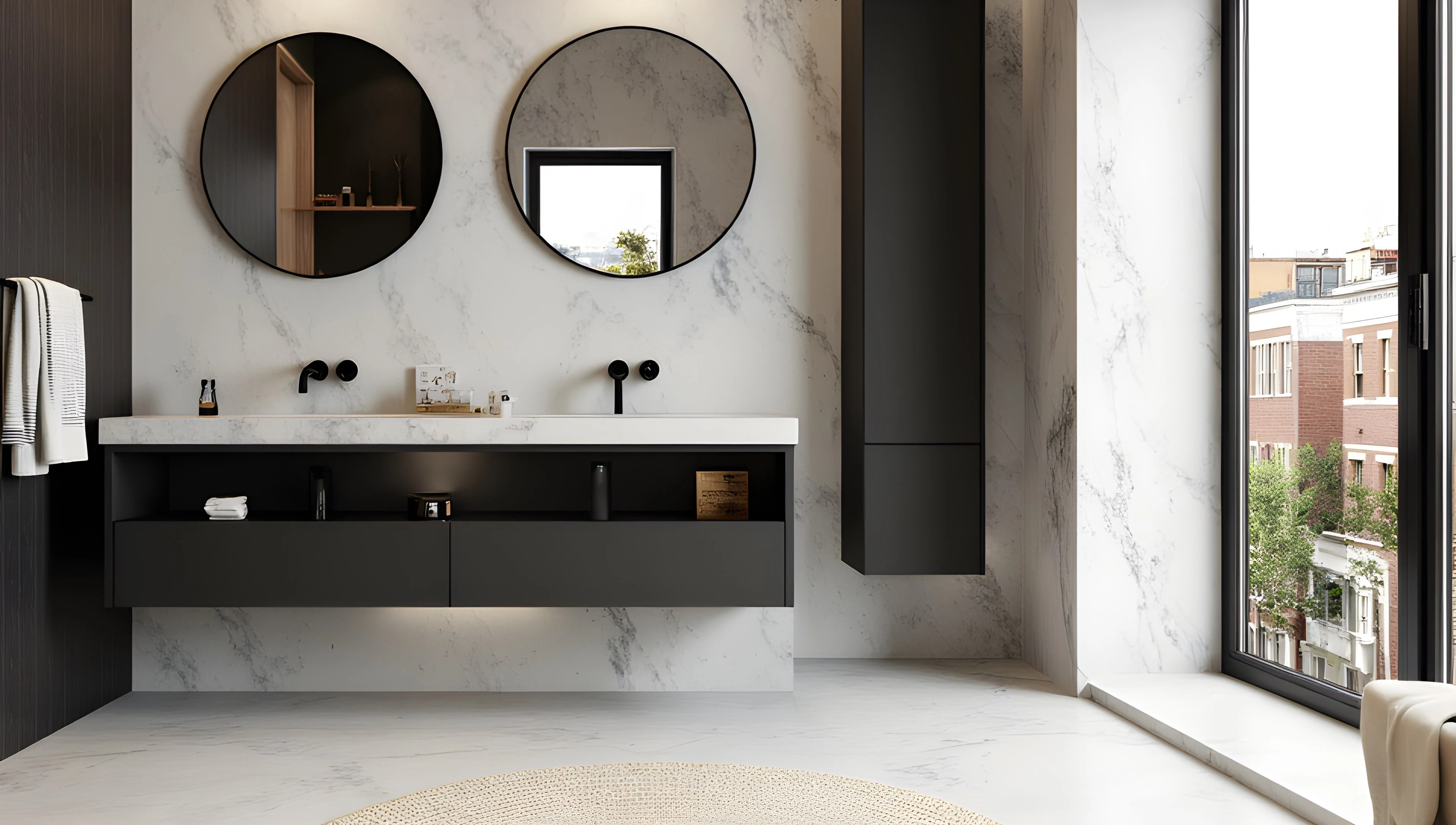 Advanced Aesthetic of Lines and Texture Bathroom 2