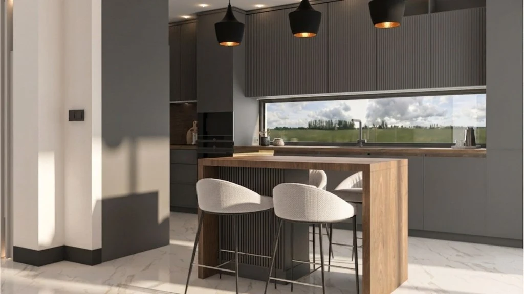 Warm Minimal Luxury Residence dining-room