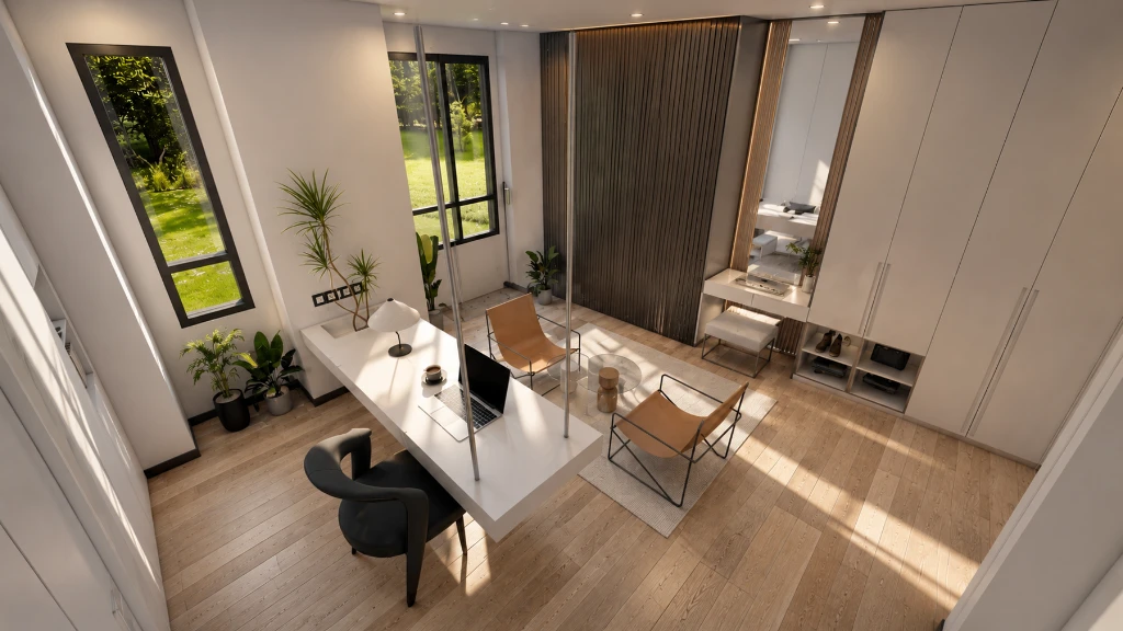 Minimal home office