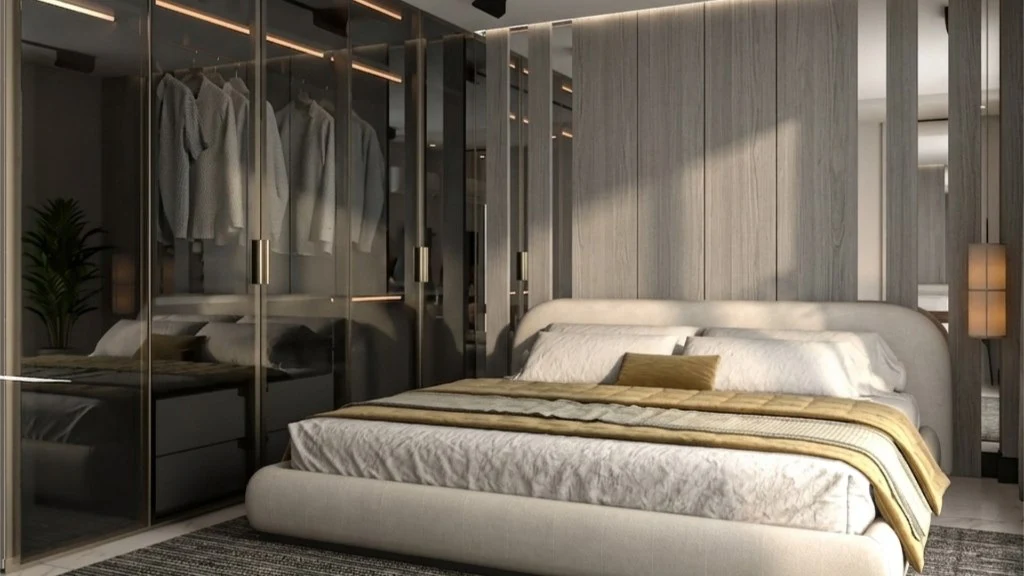 Warm Minimal Luxury Residence bedroom