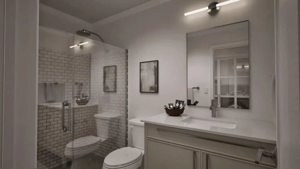 Modern Apartment Unit bathroom