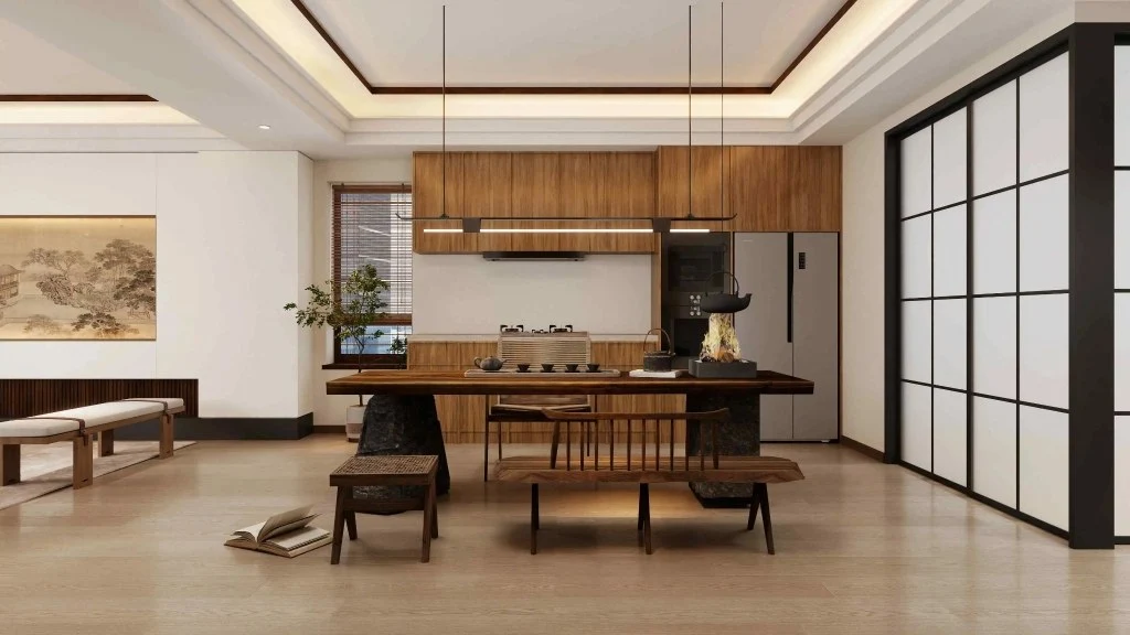 Elegance of New Chinese Style, Poetic Home Space dining-room