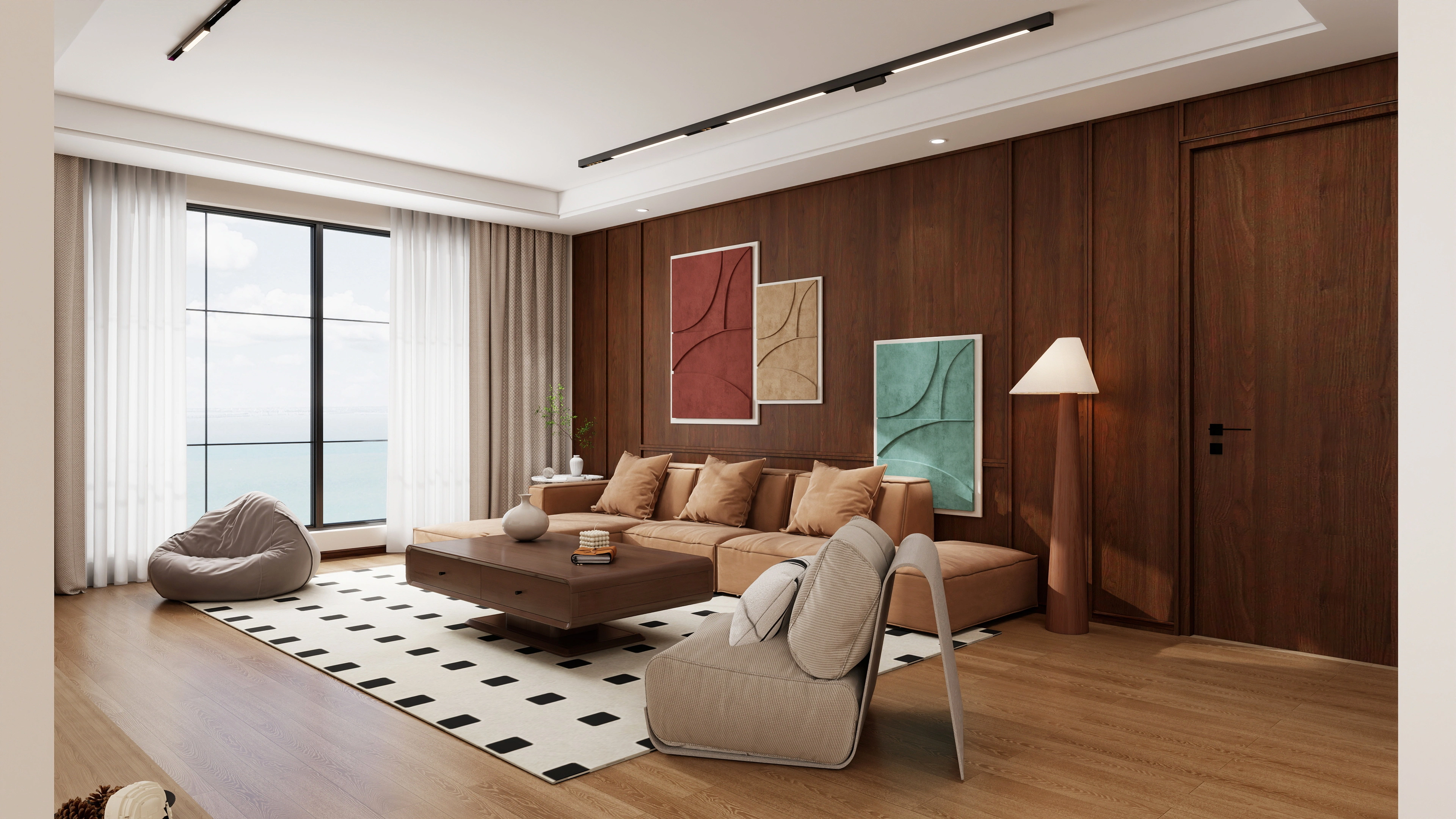 Dunhuang China Design Style in Dunhuang City Living room 2