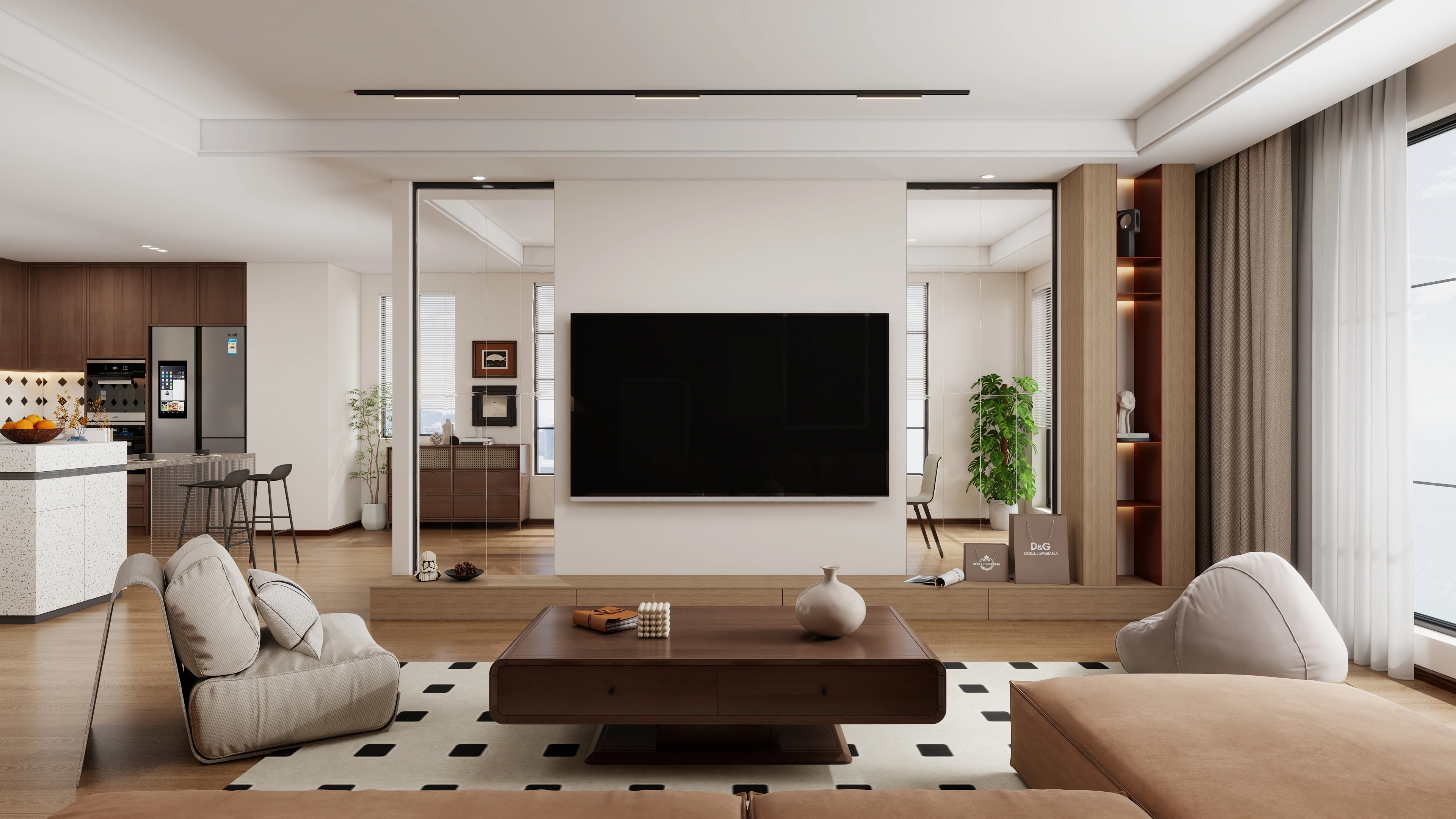 Dunhuang China Design Style in Dunhuang City Living room 4