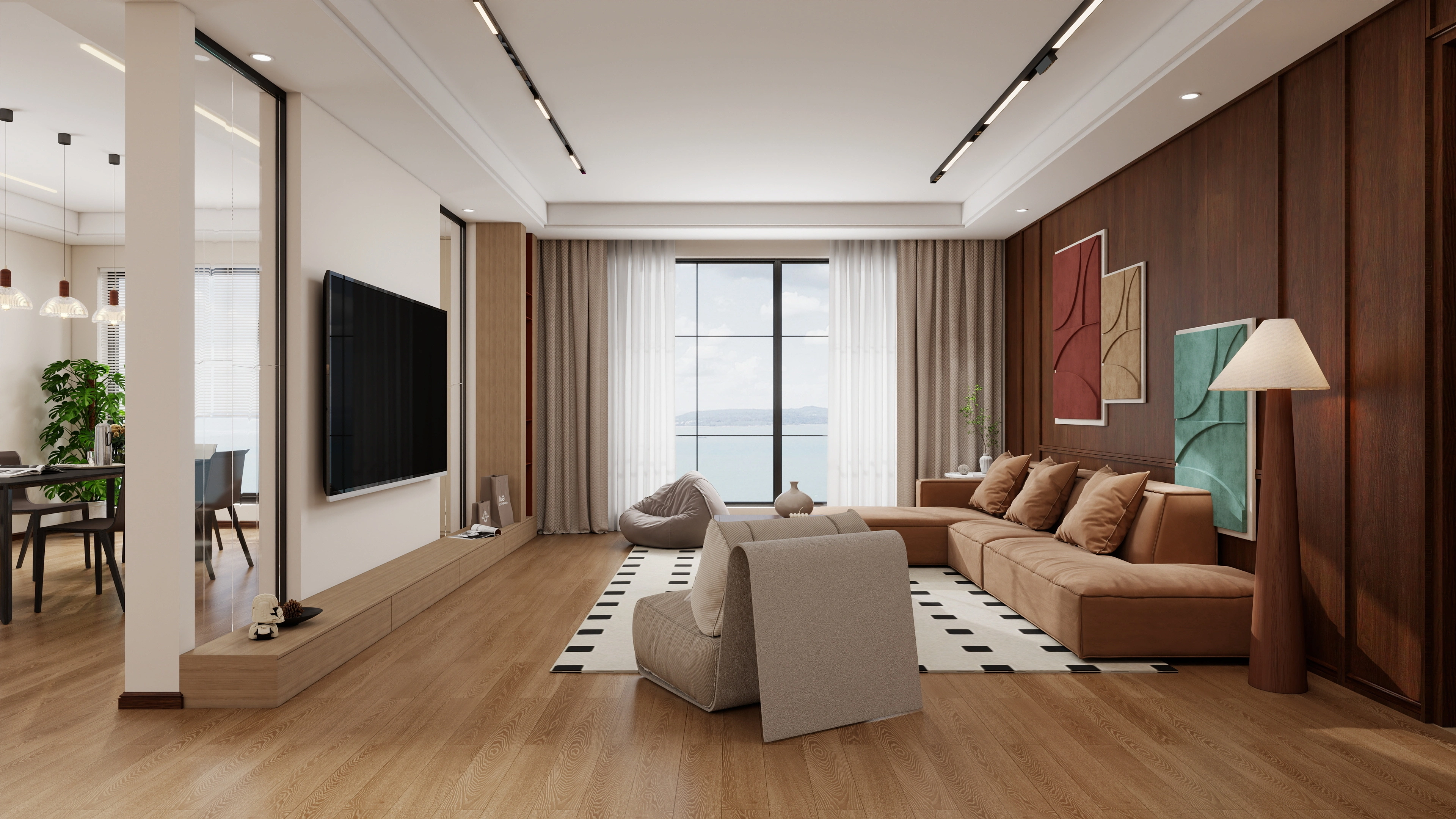 Dunhuang China Design Style in Dunhuang City Living room 3