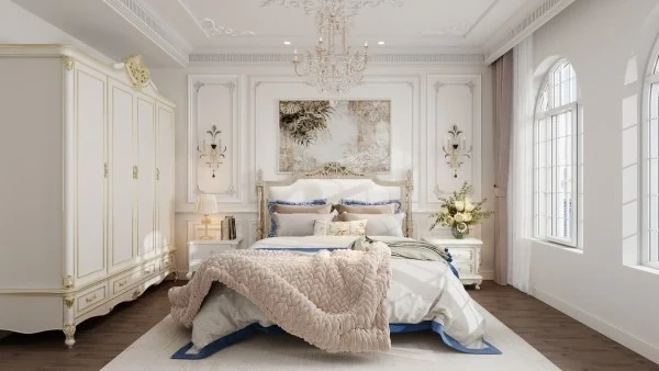 Luxurious and Elegant Home Space in French Style(LRRFFS0026)-Living room