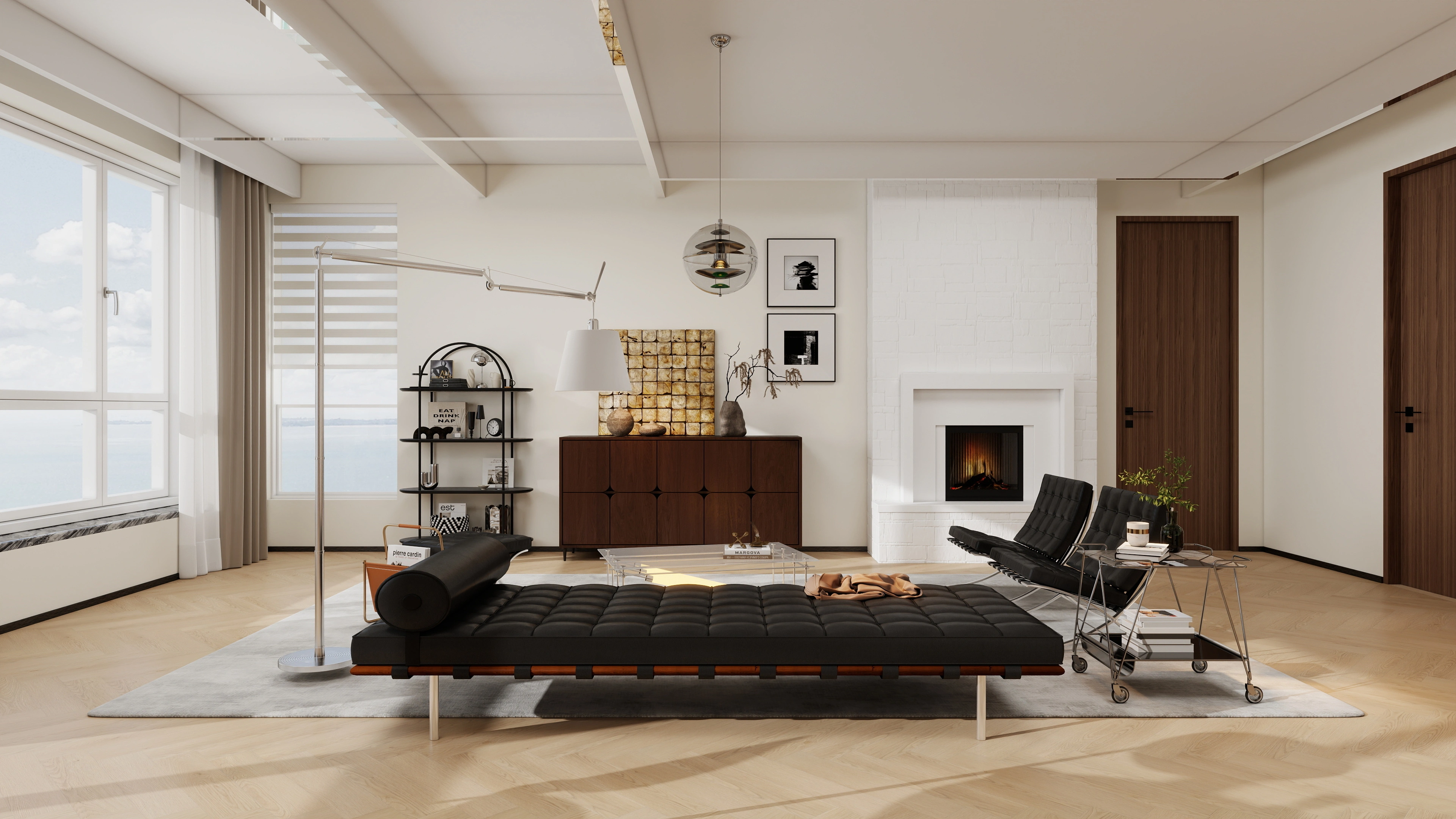 Bauhaus Prelude Modern Minimalist Home Living room 1