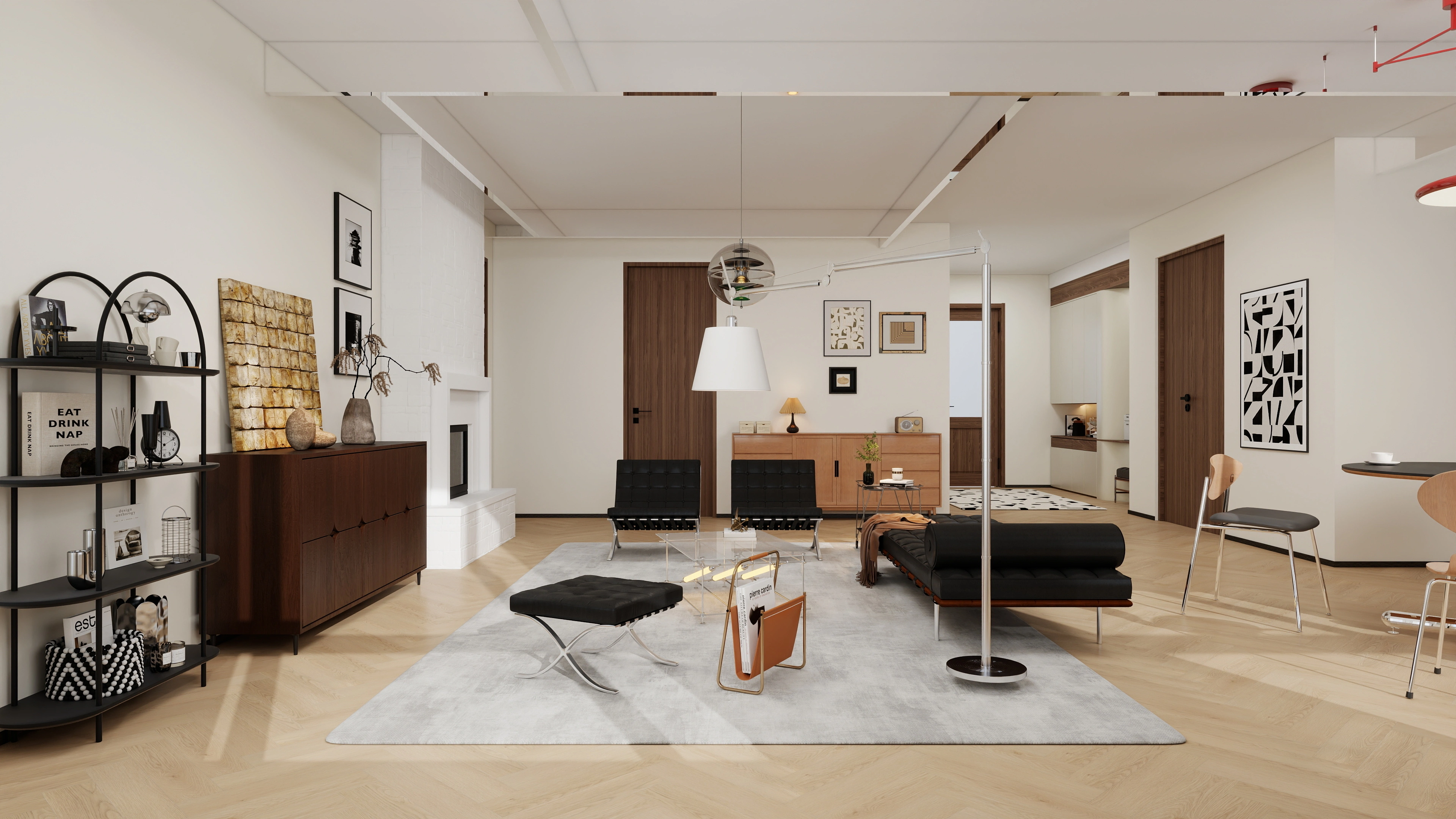 Bauhaus Prelude Modern Minimalist Home Living room 2