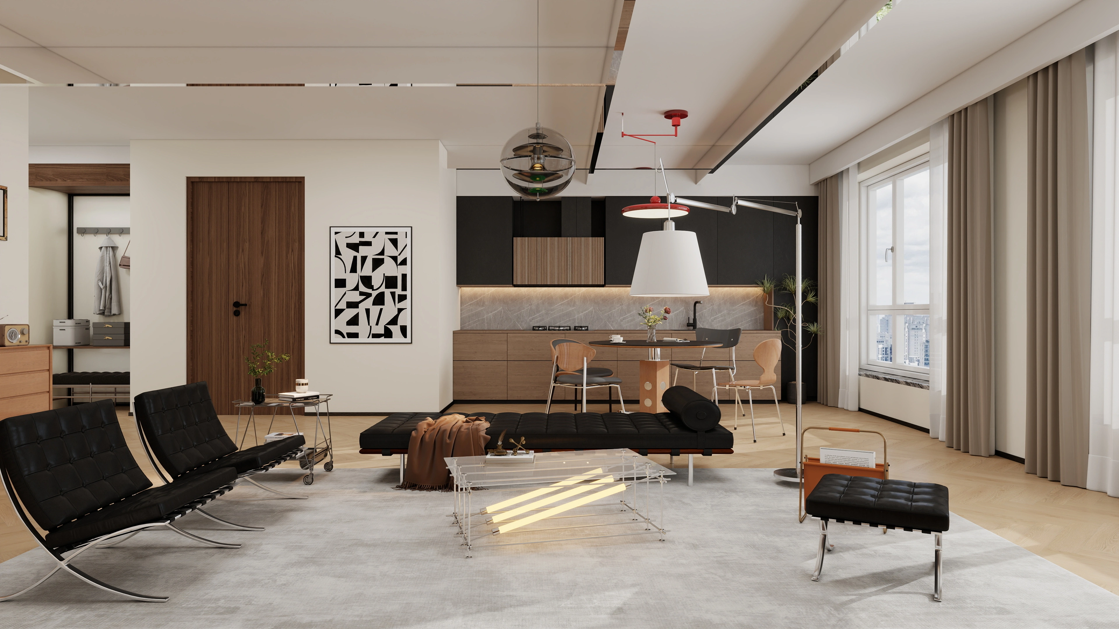 Bauhaus Prelude Modern Minimalist Home Living room 3