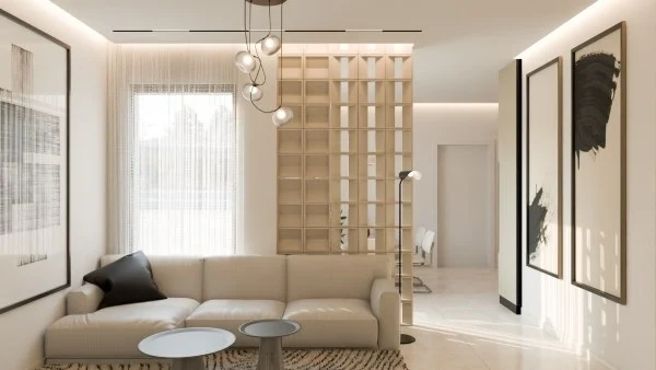 Contemporary Minimalist Living Lounge living-room