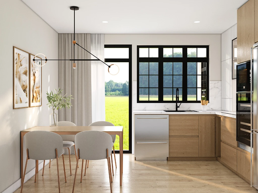 Modern Apartment Interior Design(LRMSXD0798)-Living room