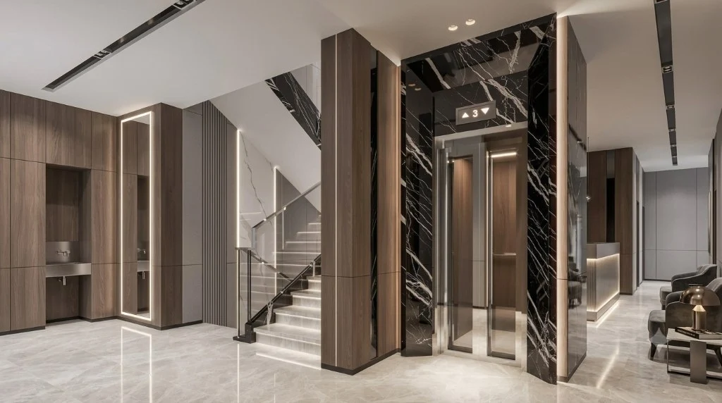 Modern Corridor Design entryway