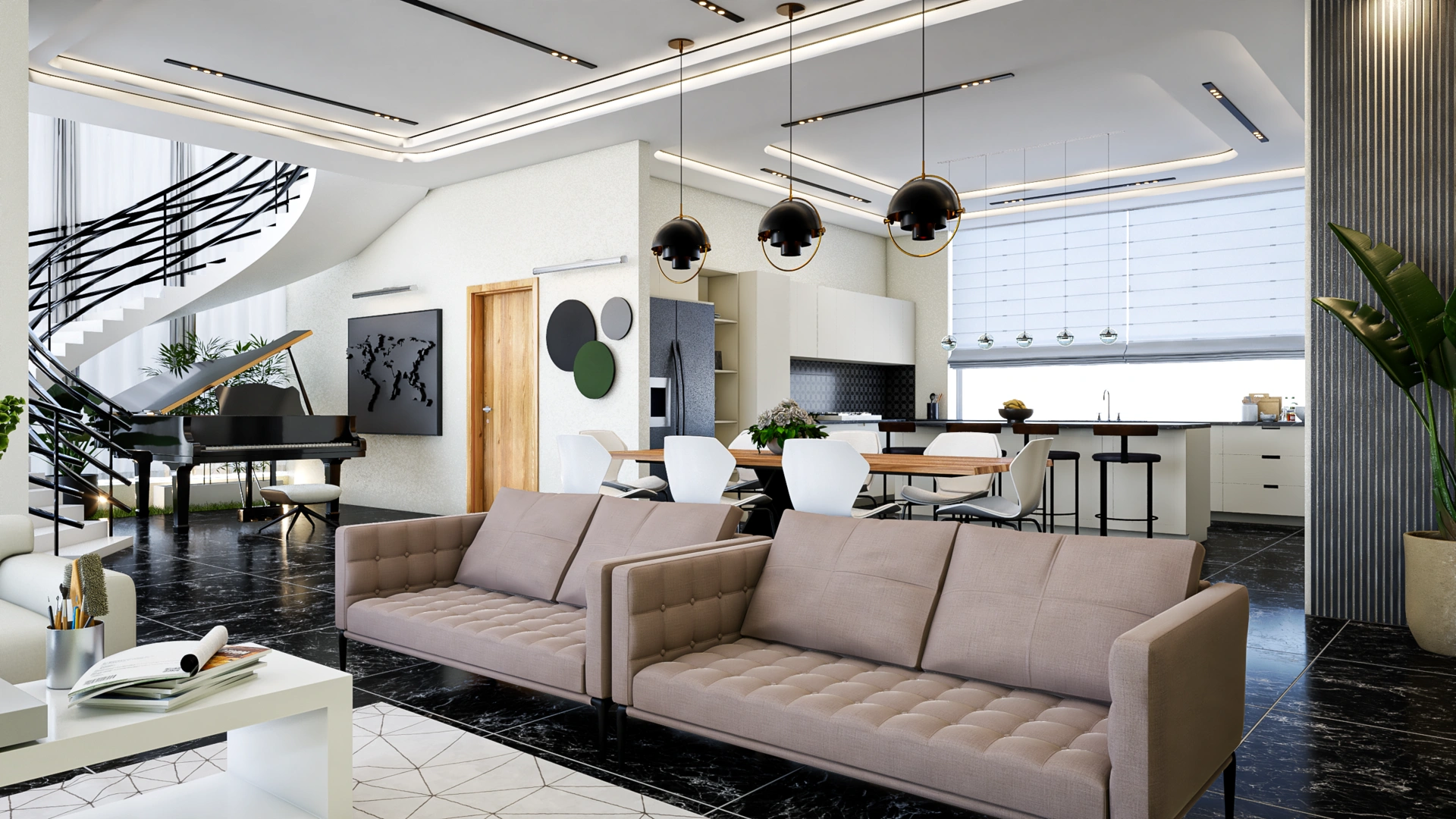 Contemporary Harmony Living room 1