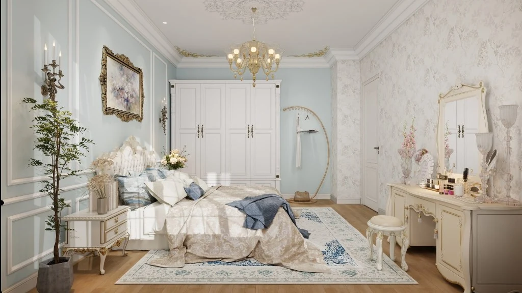 Rococo Style: Modern Design Ideas for Elegant bedroom