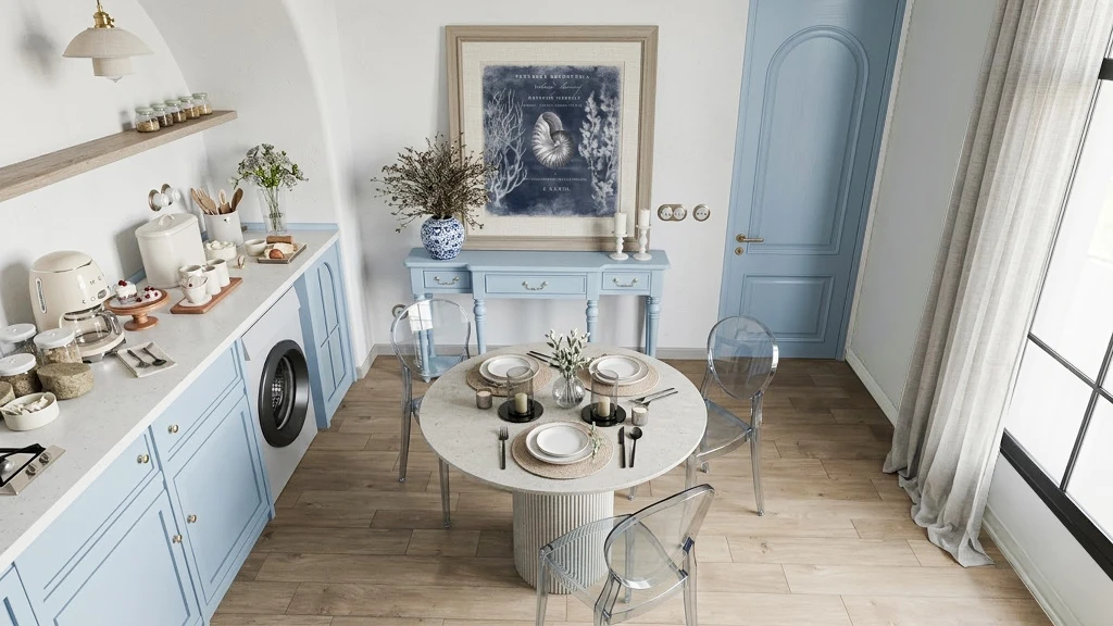 A Mediterranean Touch of Blue(BRMSDZ0008)-Living room