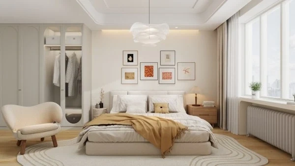 French Retro Healing Home Space(LRRFFS0025)-Living room