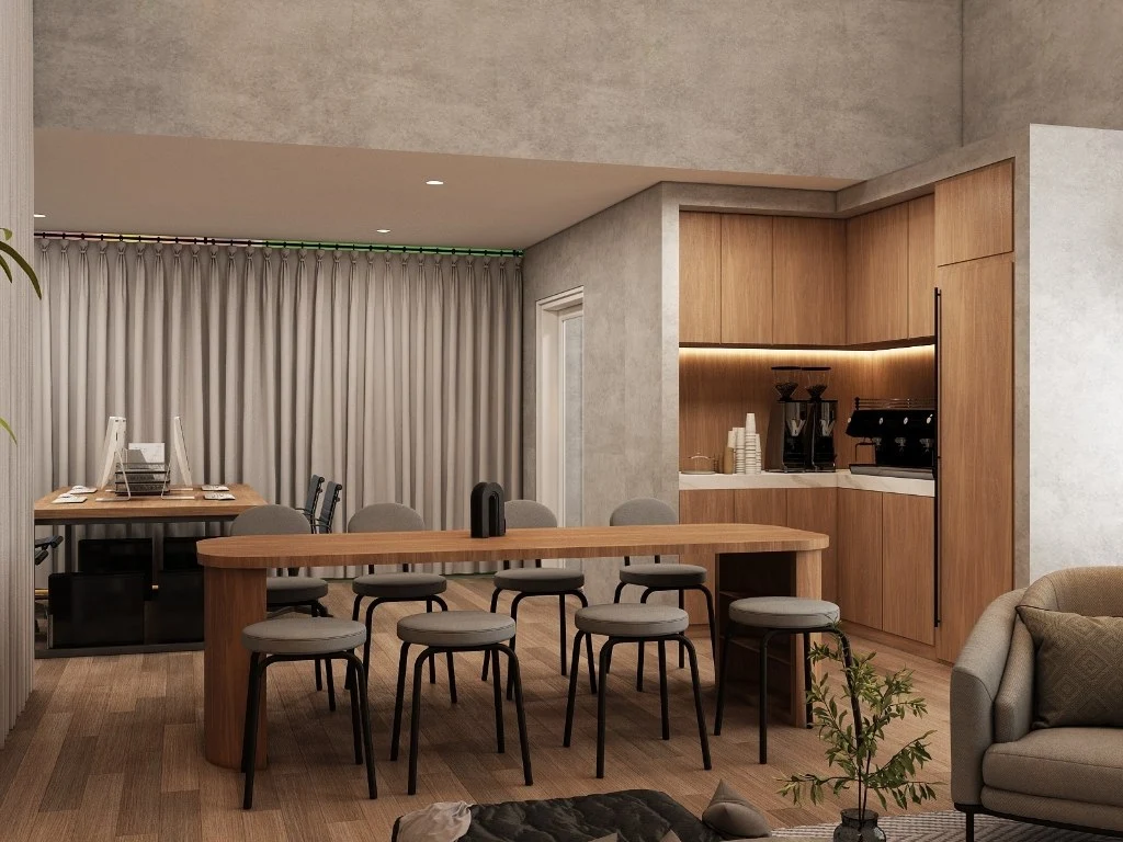 Modern Collaborative Workspace Interior Design office