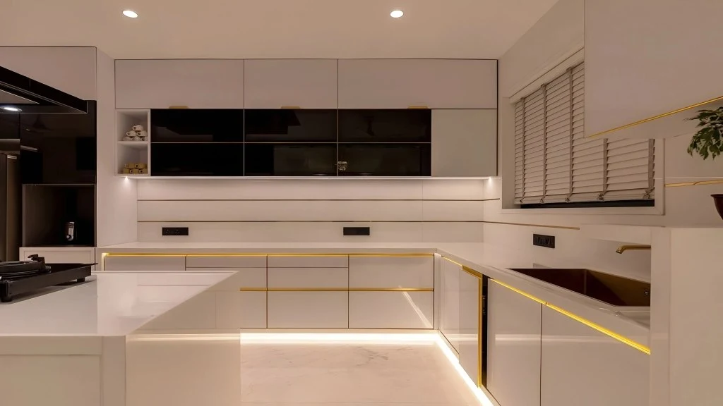 Modern Interior 3d Rendering kitchen