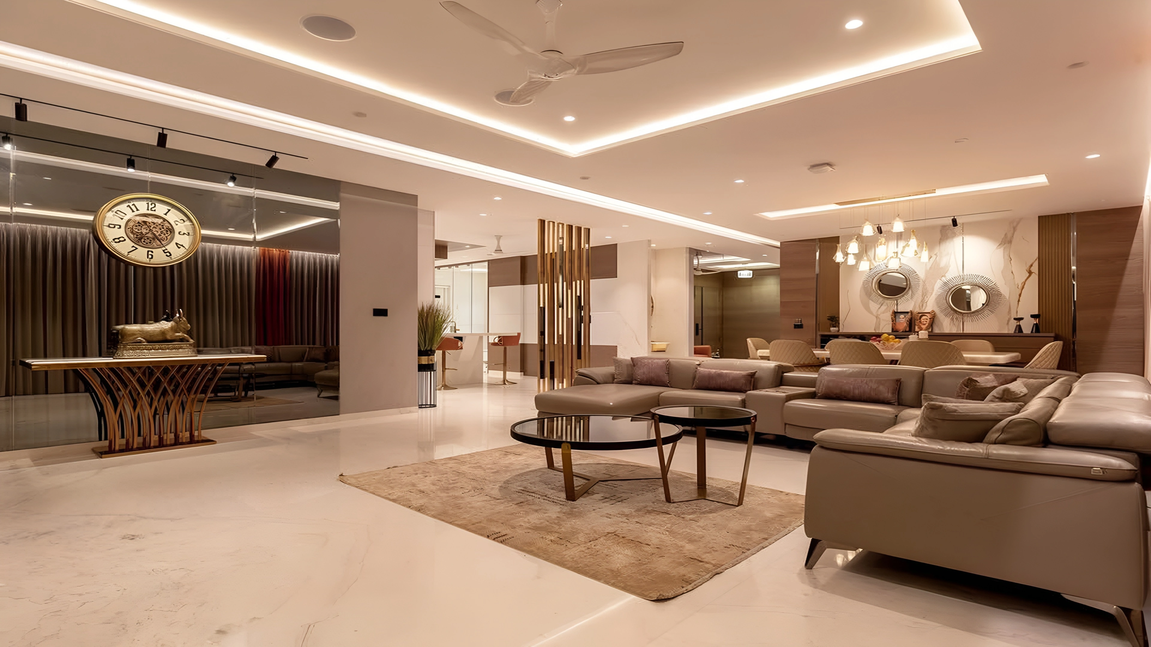 Modern Interior 3d Rendering Living room 1