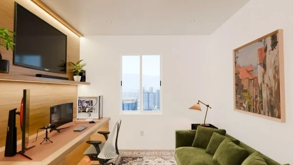 Small Modern Office Space study-room