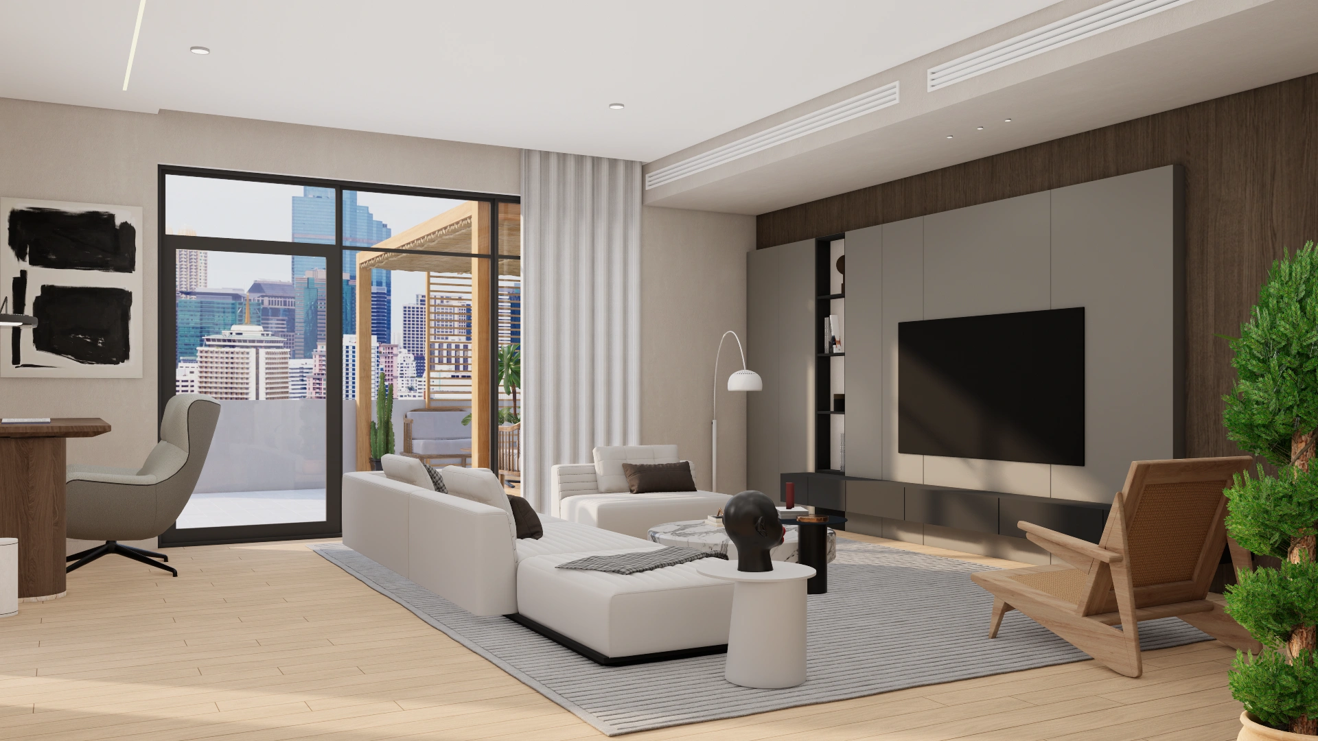 SLEEK BEDROOM INTERIOR Living room 1