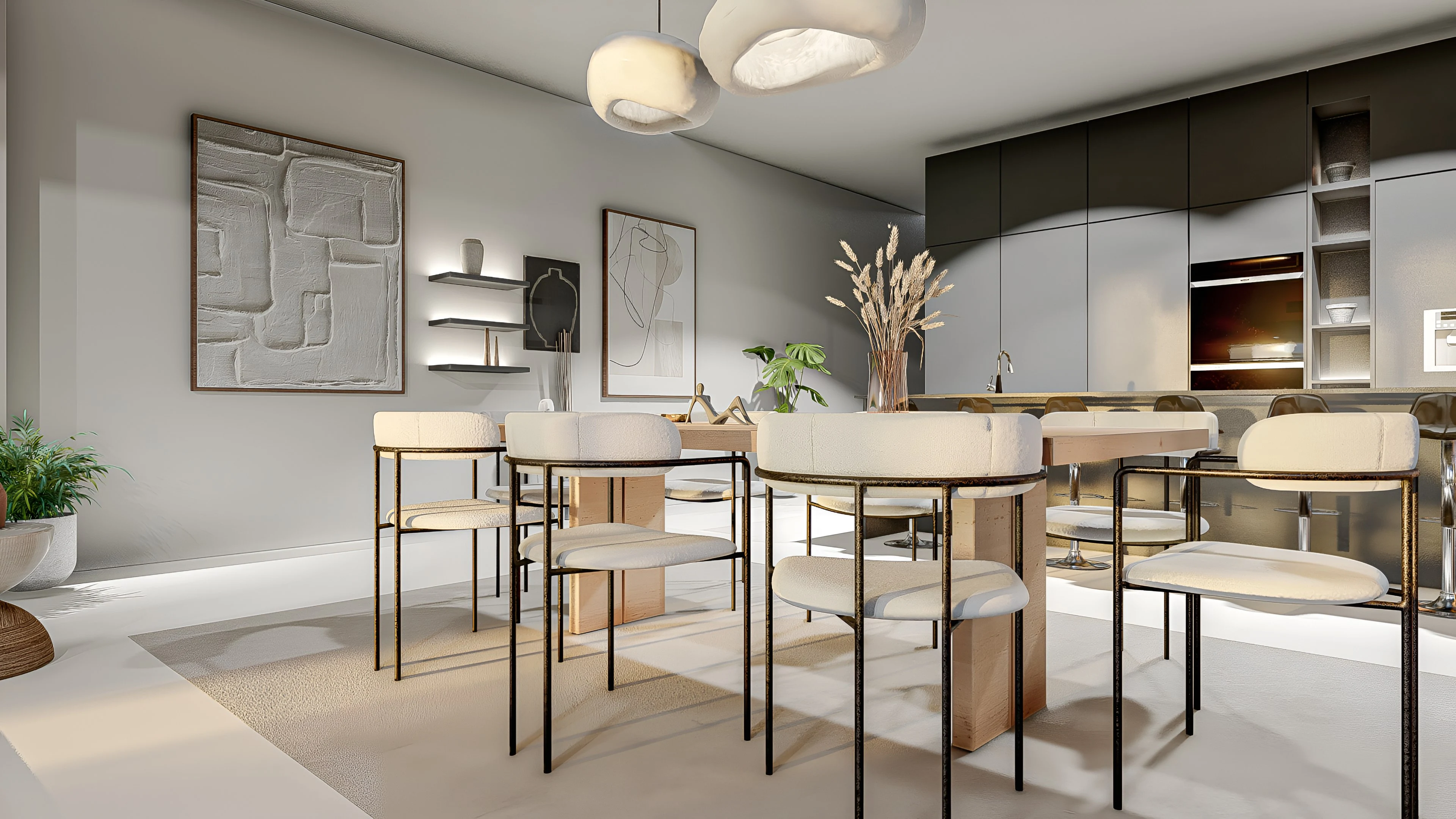 MODERN MINIMALISTIC INTERIOR DESIGN Living room 3