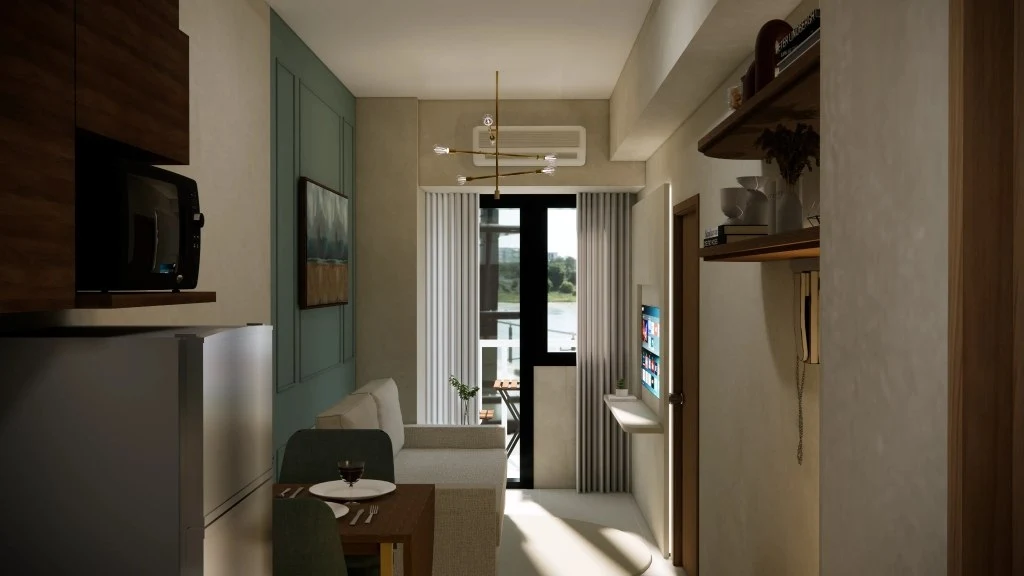 Coastal Vibes 1-Bedroom Unit living-room