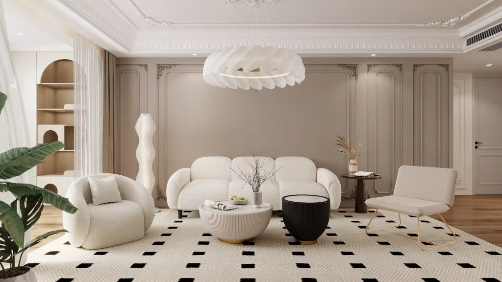 French Country Style Homes Interior Design living-room