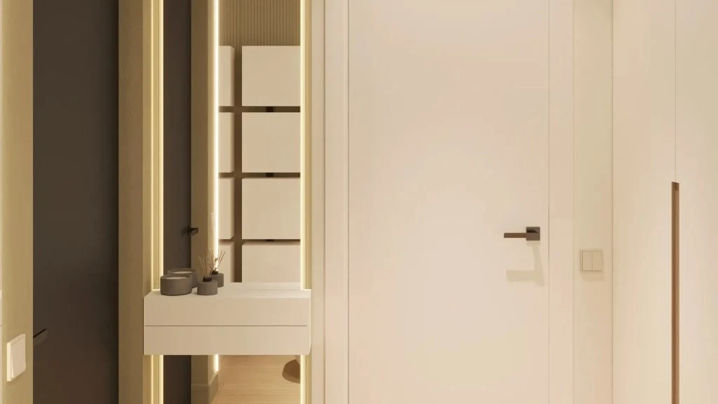 Apartment Design in Tbilisi entryway
