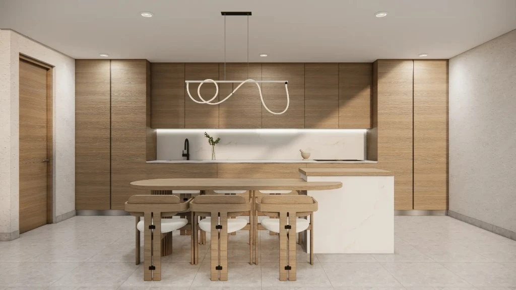 Japandi House kitchen