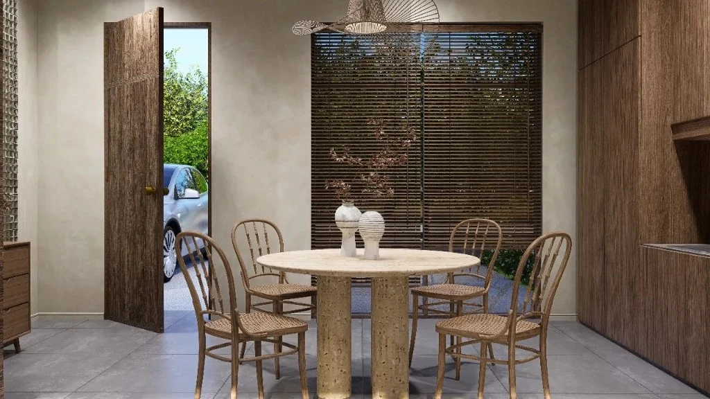 Tropical Villa dining-room