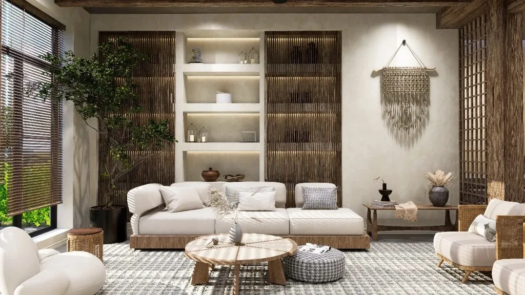 Tropical Villa living-room