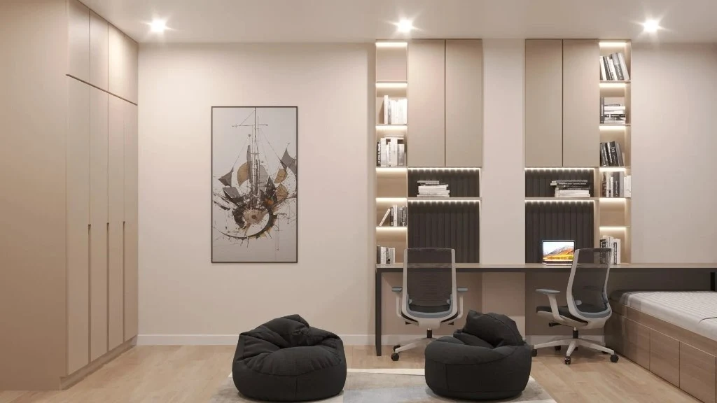 Modern Living Room study-room