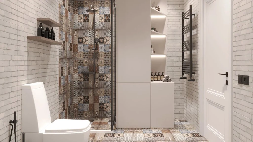 Modern Living Room bathroom