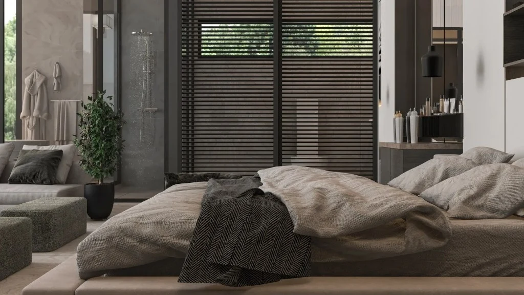 Stylish and Cool Living Space bedroom