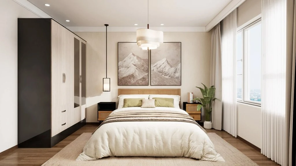 Elegant Dwelling Warm Wood Time Residence bedroom